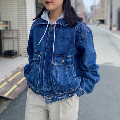ST JOHN'S BAYフード付デニムジャケット