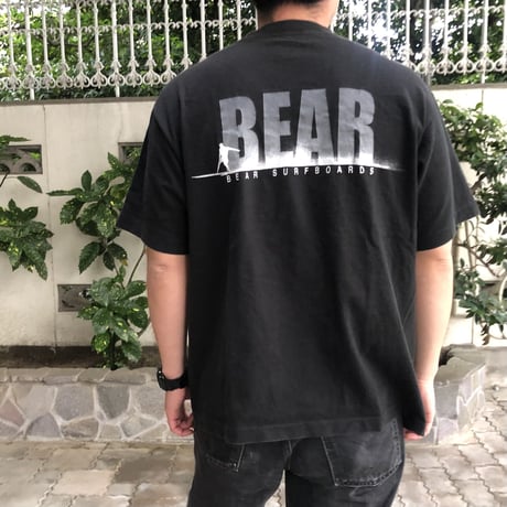 90's BEAR SURFBOARDS プリントTシャツ