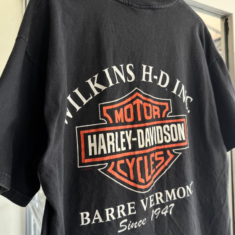 か*り様 90s USA製　Harley-Davidson Tシャツ　フェード 90's USA製 HARLEY DAVIDSON プリントTシャツ L | CUSTOM F