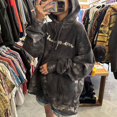 CHAMPION REVERSE WEAVEタイダイフーディ