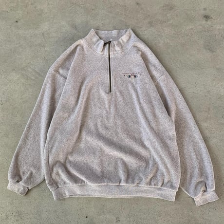 USA製パイルハーフジップPO
