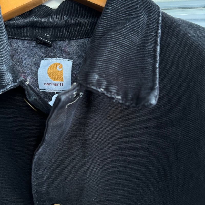 Carhartt 裏ブランケットカバーオール 後染めブラック | CUSTOM Carhartt 裏ブランケットカバーオール 後染めブラック | CUSTOM