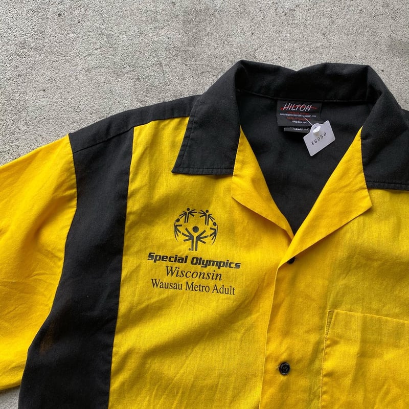 STORM ボウリングシャツ XL イエロー STORM ボウリングシャツ XL イエロー STORM ボウリングシャツ XL