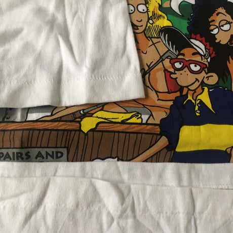 90's 未使用 BIG JOHNSON  プリントTシャツ