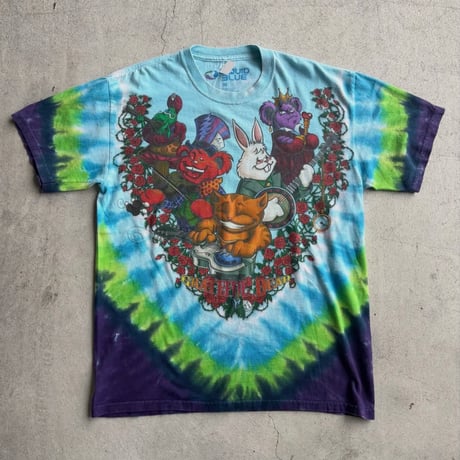 Grateful Dead × Wonderland Jamz-Band タイダイTシャツ