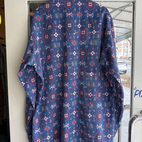 USA製 70's Leeウエスタン総柄シャツ