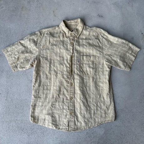 WOOLRICH 90s ベージュチェックシャツ