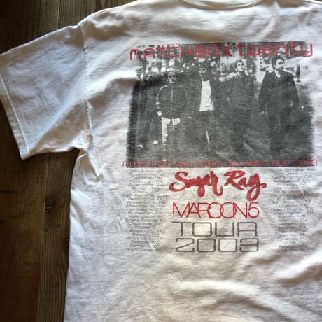 2003 MATCHBOX TWENTY バンドTシャツ  XL