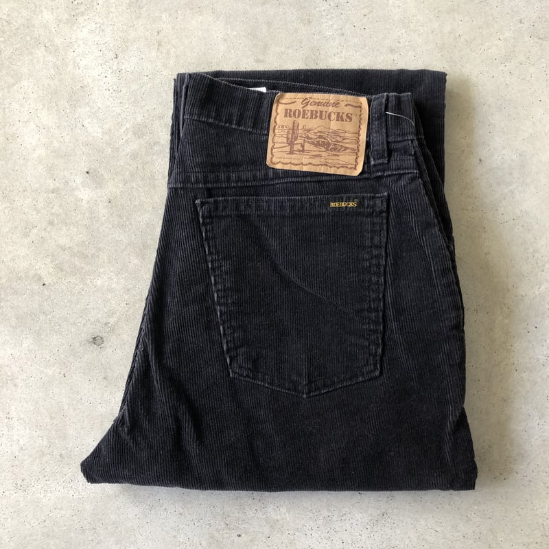 90s Levi’s コーデュロイ コーズ ブラック 太畝 W34 アメリカ製 90's Levi's Silver Tab ''LOOSE WIDE LEG'' コーデュロイパンツ 黒