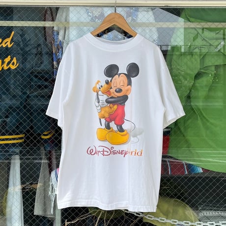 90s Disney ミッキープルート　プリントTシャツ