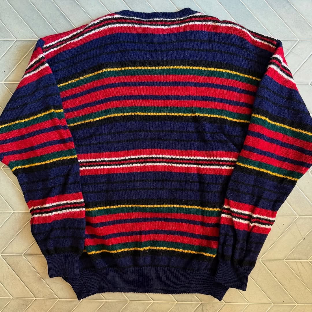 90s OLD GAP マルチボーダーニット | CUSTOM FEVER