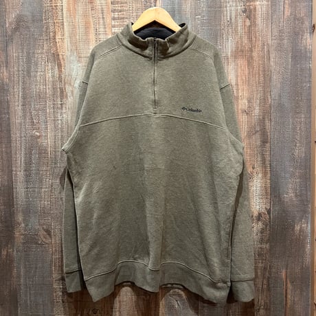 Columbia ハーフジップスウェット