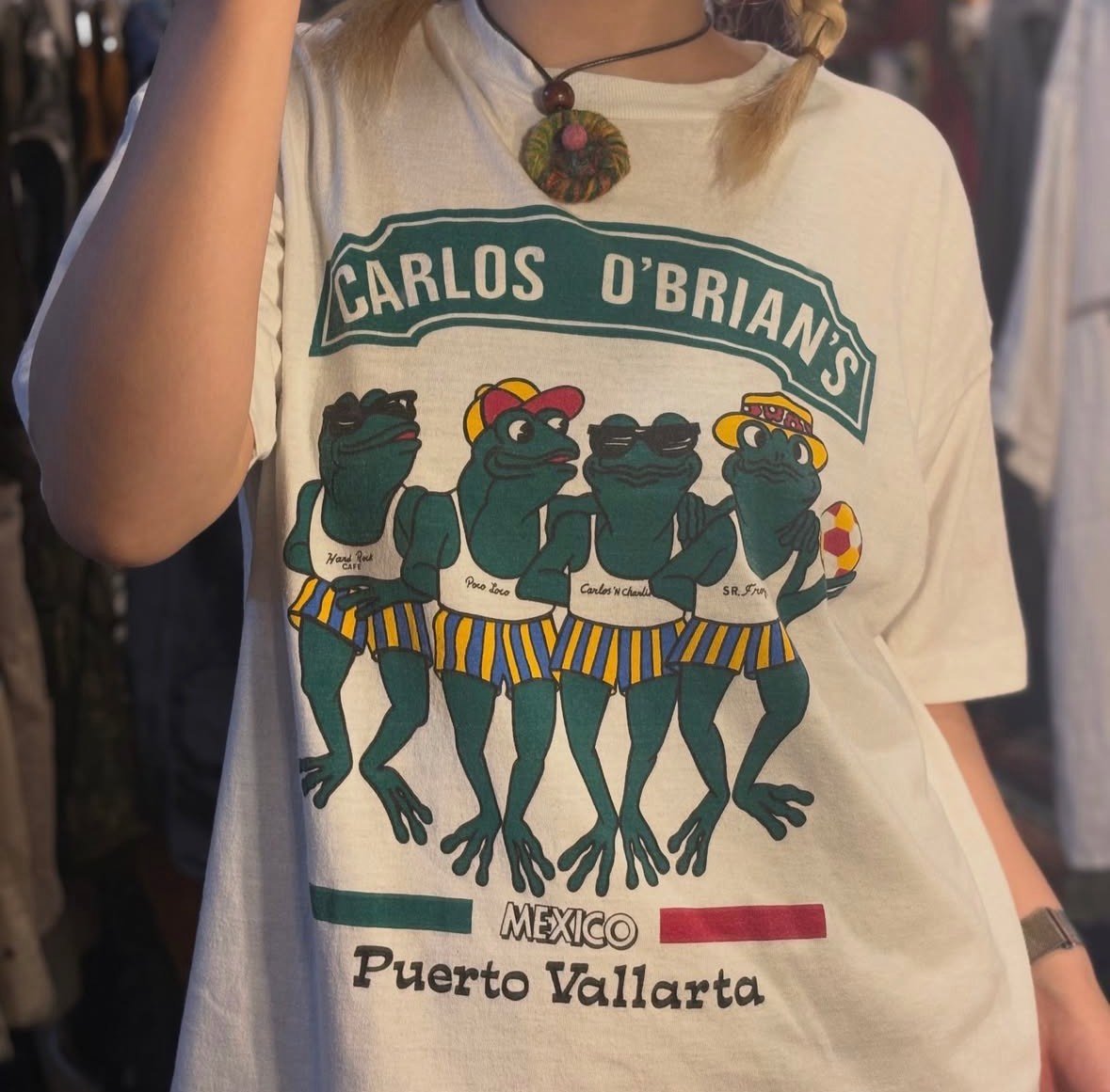 Carlos O'Brian's カエル両面プリントTシャツ | CUSTOM FEVER
