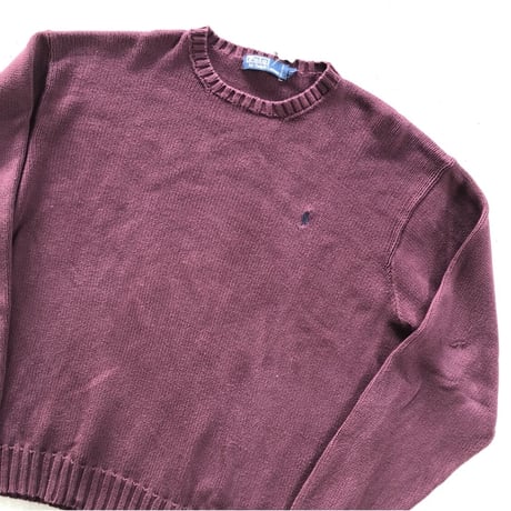 POLO コットンニット  XL