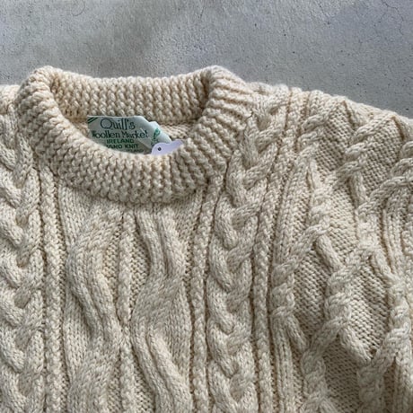 HAND KNITフィッシャーマンニット