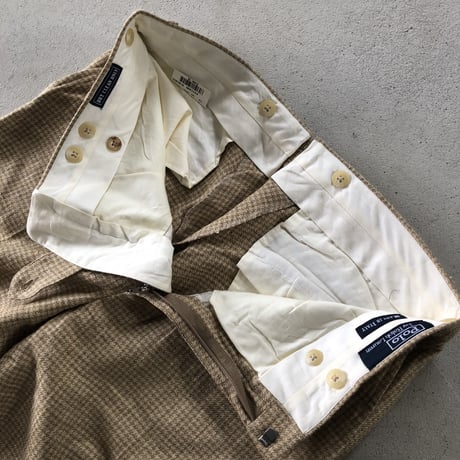 Polo by Ralph Lauren リネン混シルクスラックス W34