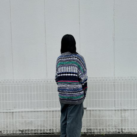 CONCRETE mix  3Dニットセーター