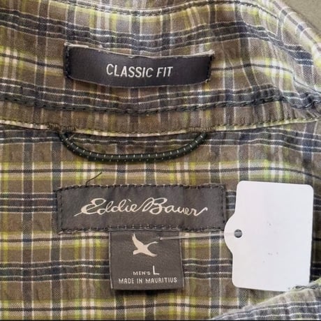 Eddie Bauer シアサッカーシャツ