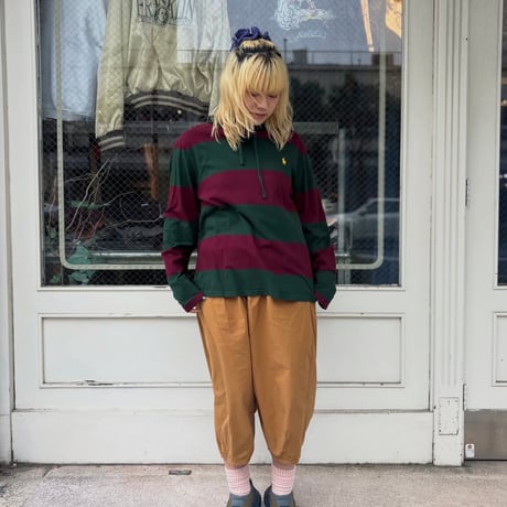 POLO ボーダーフーディー