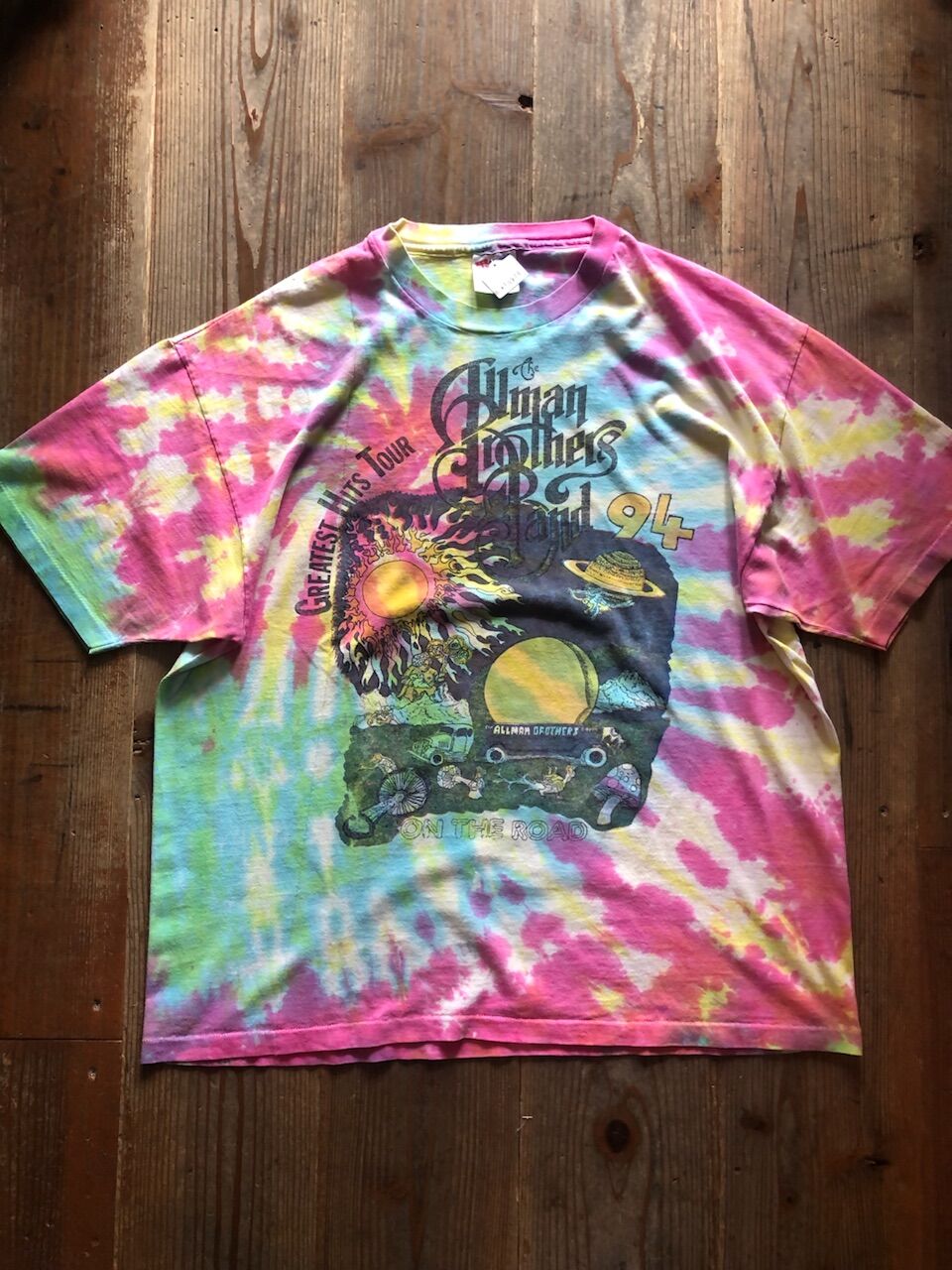 オールマンブラザーズバンド タイダイタペストリー/ビンテージ オールマンブラザーズバンド タイダイタペストリー/ビンテージ