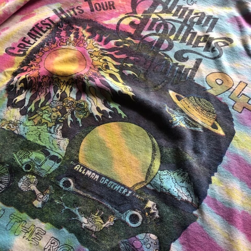 90's The Allman Brothers BandタイダイTシャツ | CUSTOM