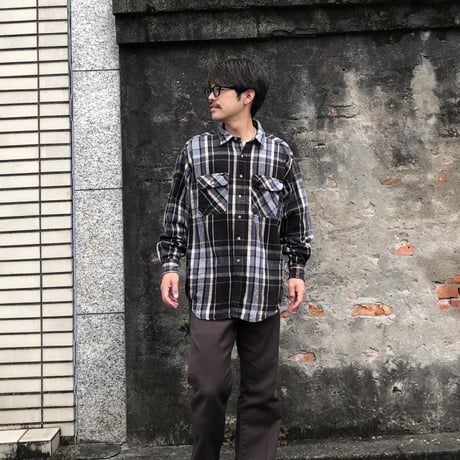 USA製 Carhartt長袖チェックシャツ