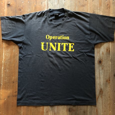 〜90's両面プリント メッセージTシャツ
