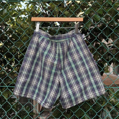 POLO チェック柄ショーツ