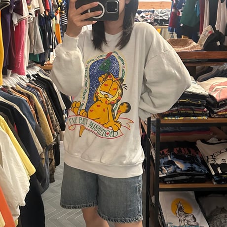 70〜80s USA製 ガーフィールドスウェット