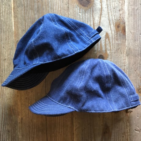 CF別注　Morocco 変形8枚CAP デニム,バットダイデニム