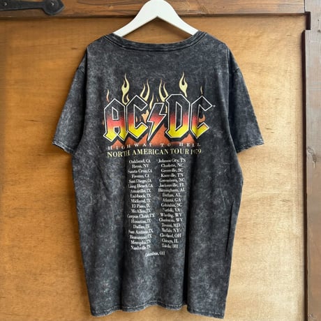 AC/DC ファイヤーロゴツアーTシャツ