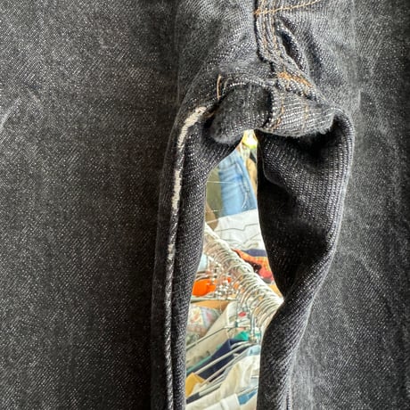 80's USA製 Levi's501 W30×L32 先染めブラック
