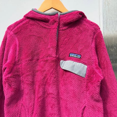 patagonia フリースプルオーバーパーカー