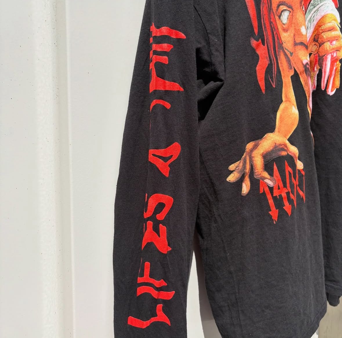 Tシャツ 長袖 ロンT 古着 Tripple Reddトリッピーレッド ラッパー 