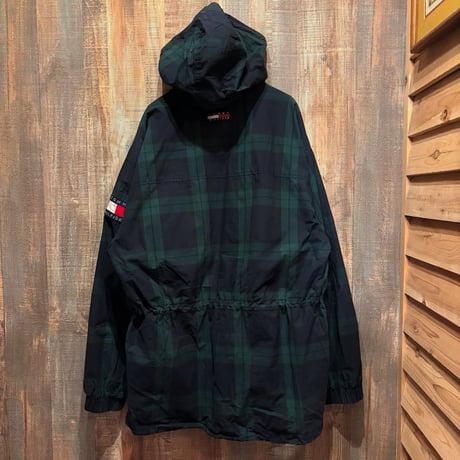 TOMMY HILFIGER チェック柄マウンテンパーカー