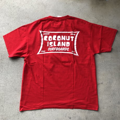 COCONUT ISLAND SURFBOARDS プリントTシャツ