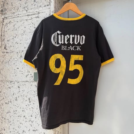 USA製 Cuervo BLACK リンガーTシャツ
