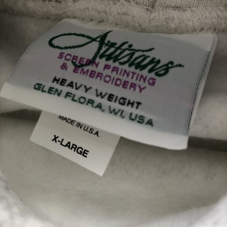 USA製 両面プリントフーディ XL