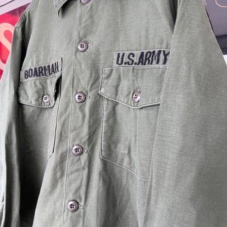 60's〜コットン ユーティリティシャツ 16 1/2 x32