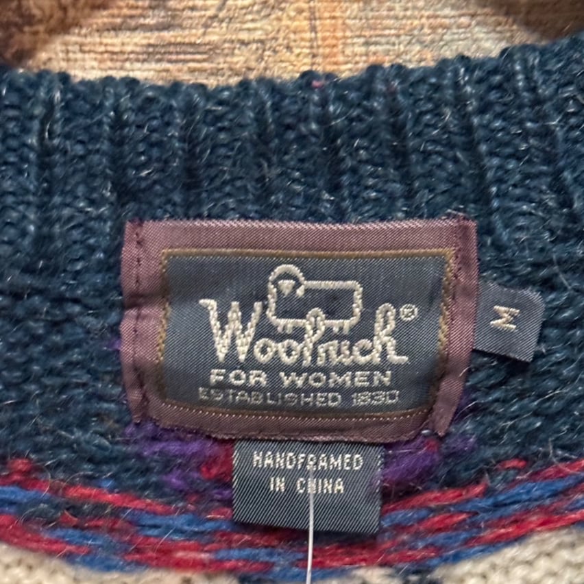 Woolrich ノルディック柄ニットカーディガン | CUSTOM FEVER