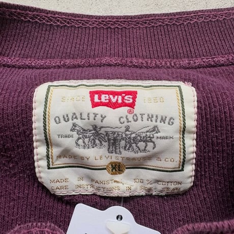 Levi's ヘンリーネックコットンニット