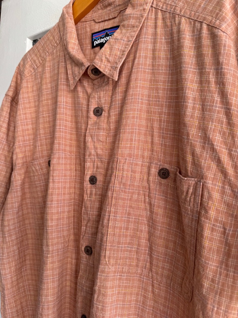 Patagonia オーガニックコットン半袖シャツ Patagonia半袖オーガニックコットンシャツ M | CUSTOM FEVER