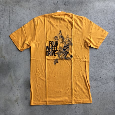 〜80's未使用プリントTシャツ〝FOUR WHEEL DRIVE〟