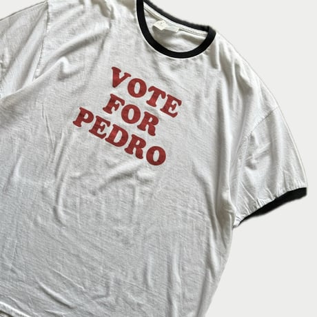 00's VOTE FOR PEDRO リンガーTシャツ 2XL