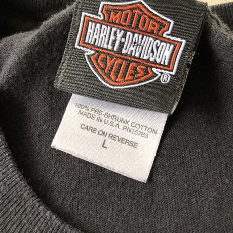 USA製HARLEY DAVIDSON 両面プリント L