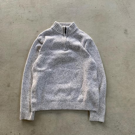 CHAPSハーフジップニット