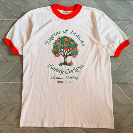 両面プリント リンガーTシャツ