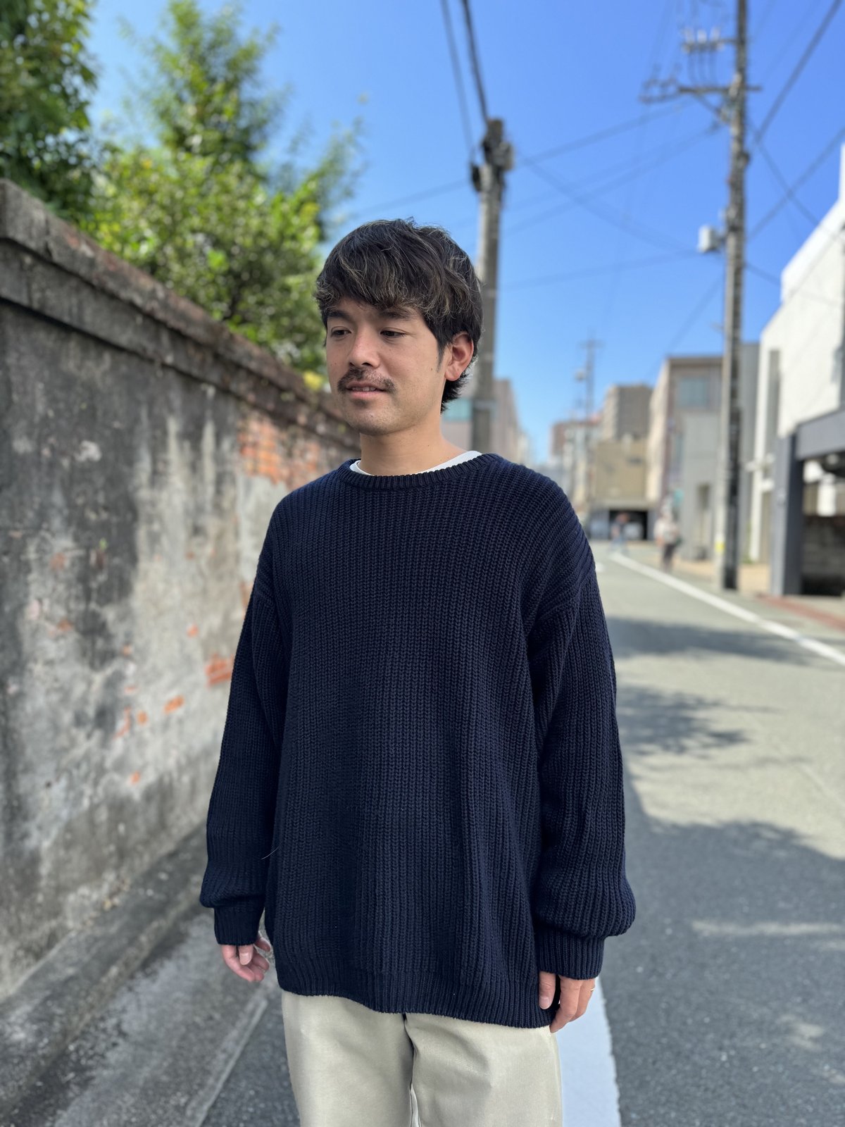 Eddie Bauer コットンニットセーター | CUSTOM FEVER Eddie Bauer コットンニットセーター | CUSTOM FEVER