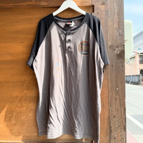 Harley-Davidson ラグランヘンリーTシャツ
