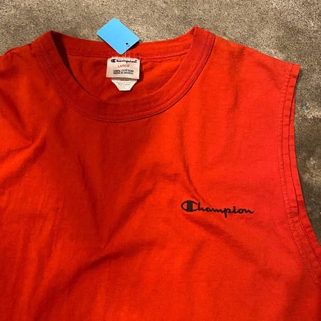 CHAMPIONノースリーブTシャツ